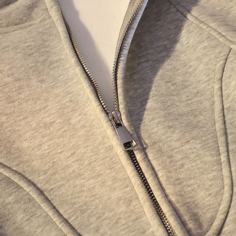 Zip tops autumn and winter hoodie for women