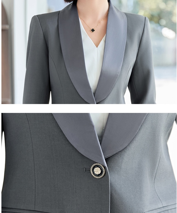 Commuting business suit skirt 2pcs set for women