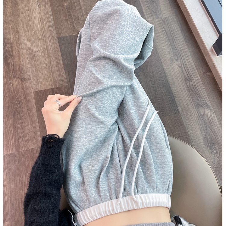 Autumn and winter wide leg pants sweatpants for women