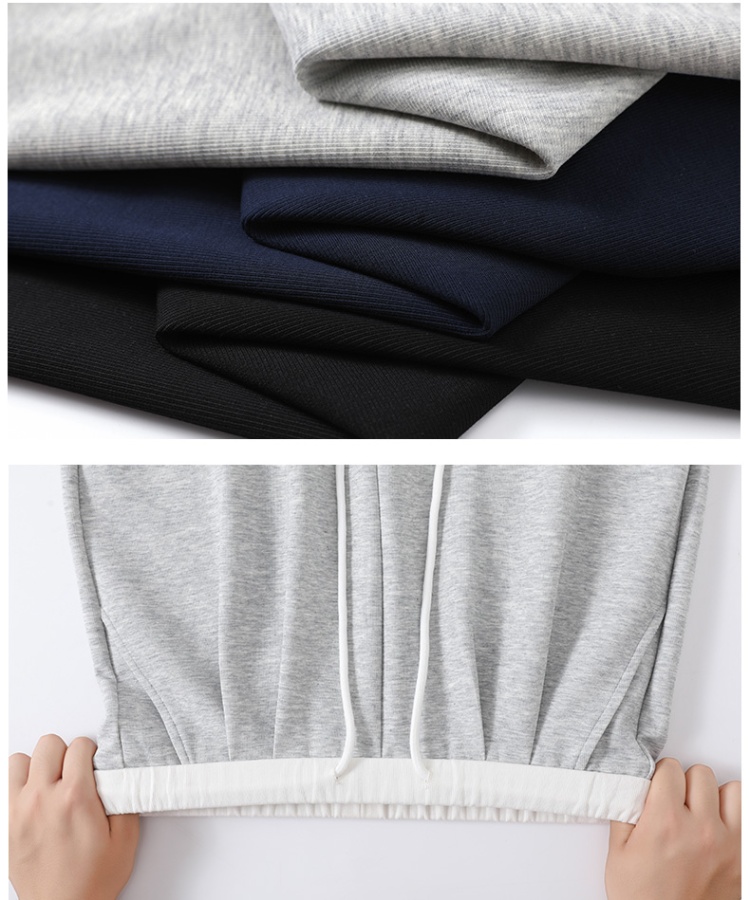 Autumn and winter wide leg pants sweatpants for women