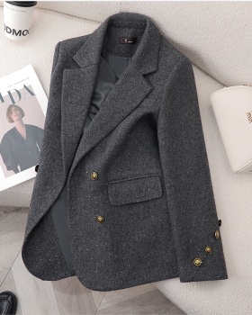 Simple coat thermal business suit for women