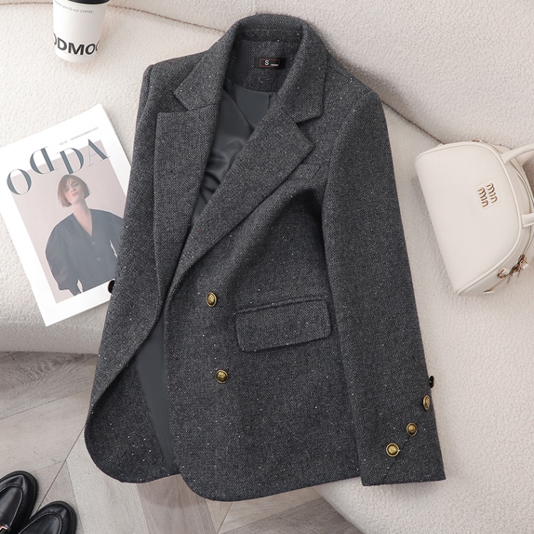 Simple coat thermal business suit for women