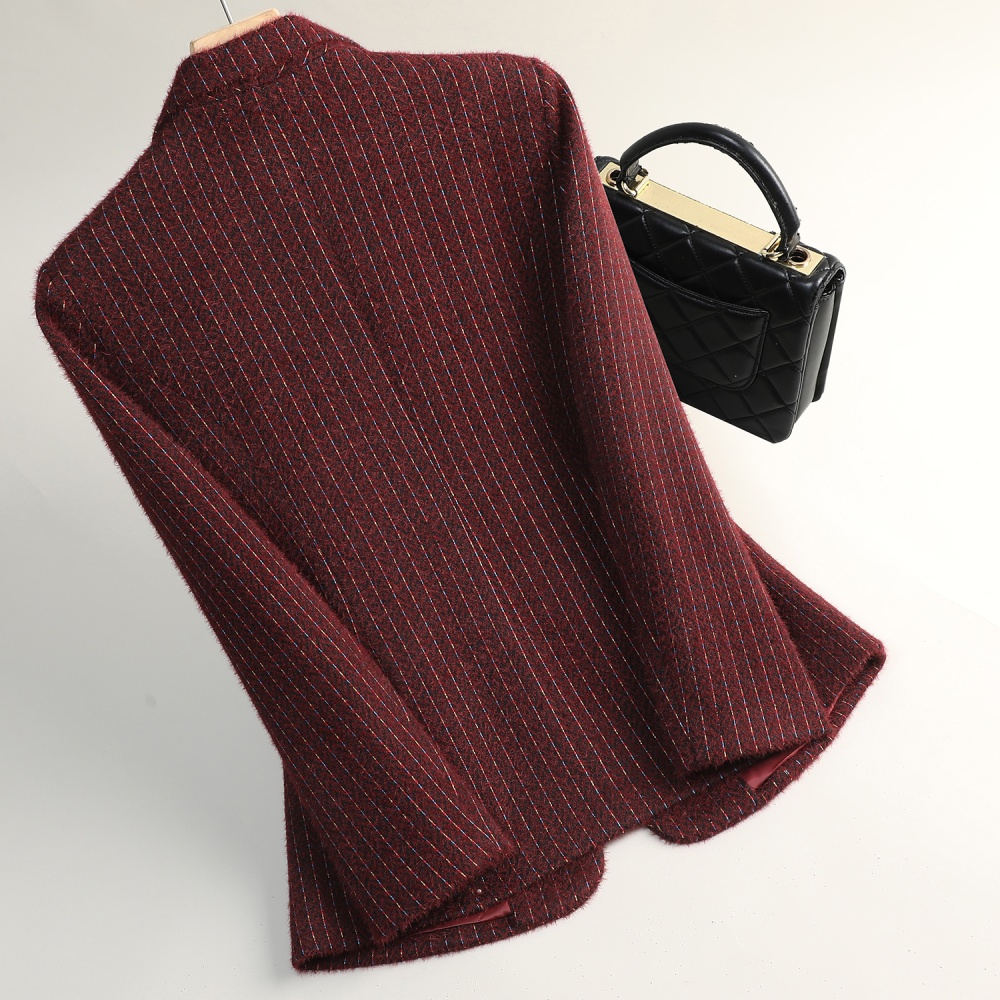 Thick winter coat commuting plus cotton business suit