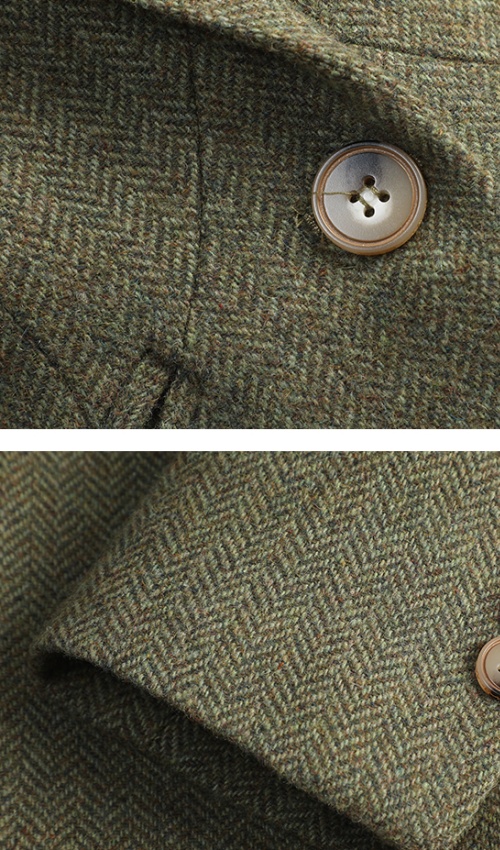 Plus cotton coat a buckle business suit for women