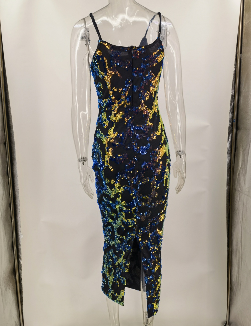 Elasticity long formal dress sexy dress for women