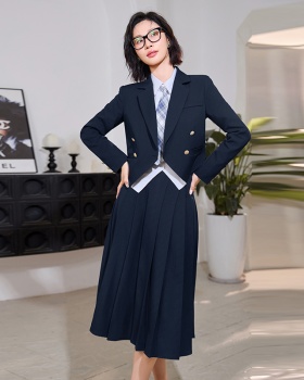 Western style business suit skirt 2pcs set for women