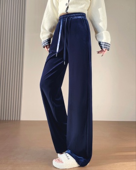 Temperament wide leg pants casual pants for women