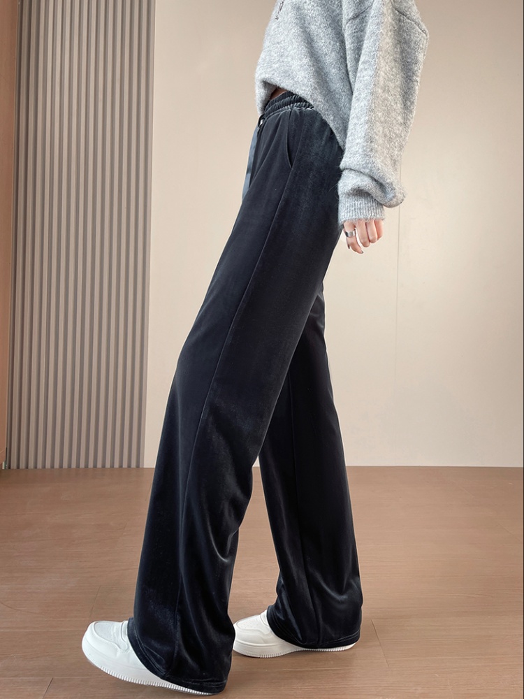 Temperament wide leg pants casual pants for women