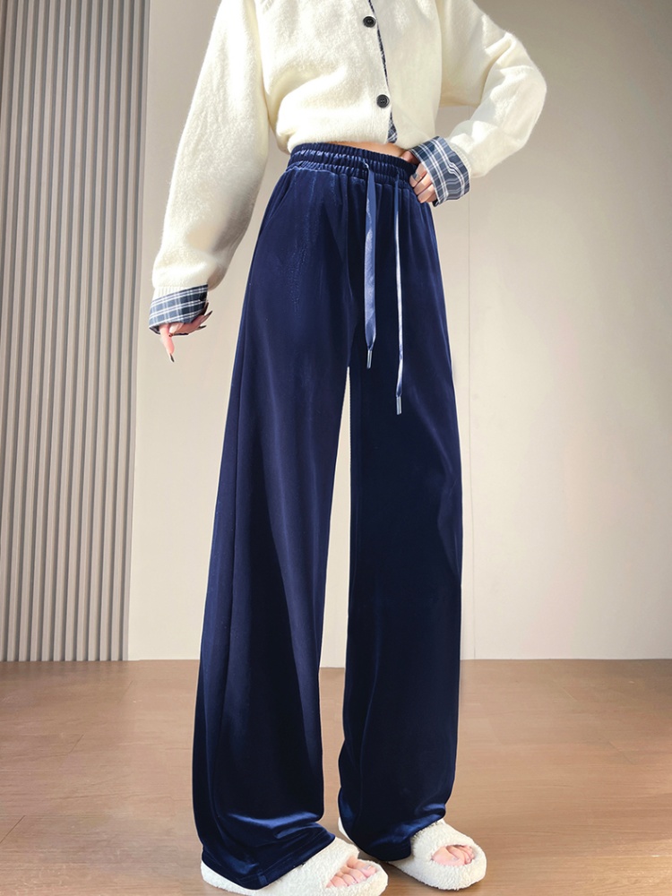 Temperament wide leg pants casual pants for women