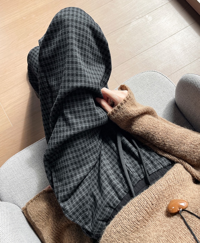 Elastic waist wide leg pants pants for women