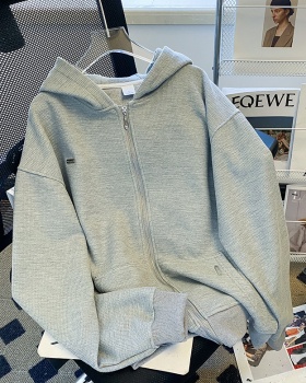 Spring and autumn large yard coat hooded tops for women