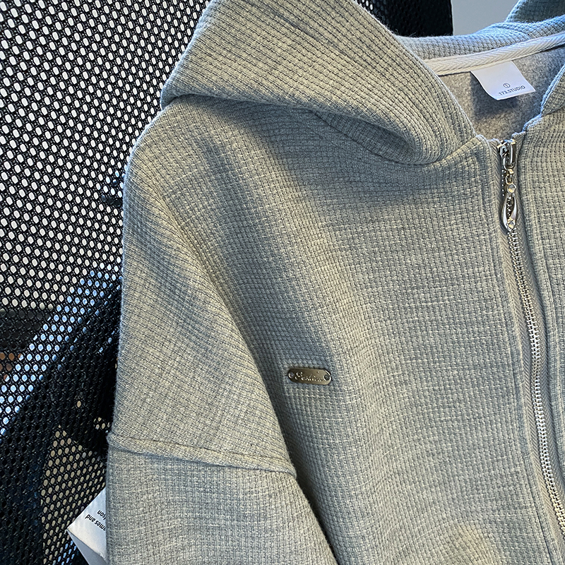 Spring and autumn large yard coat hooded tops for women