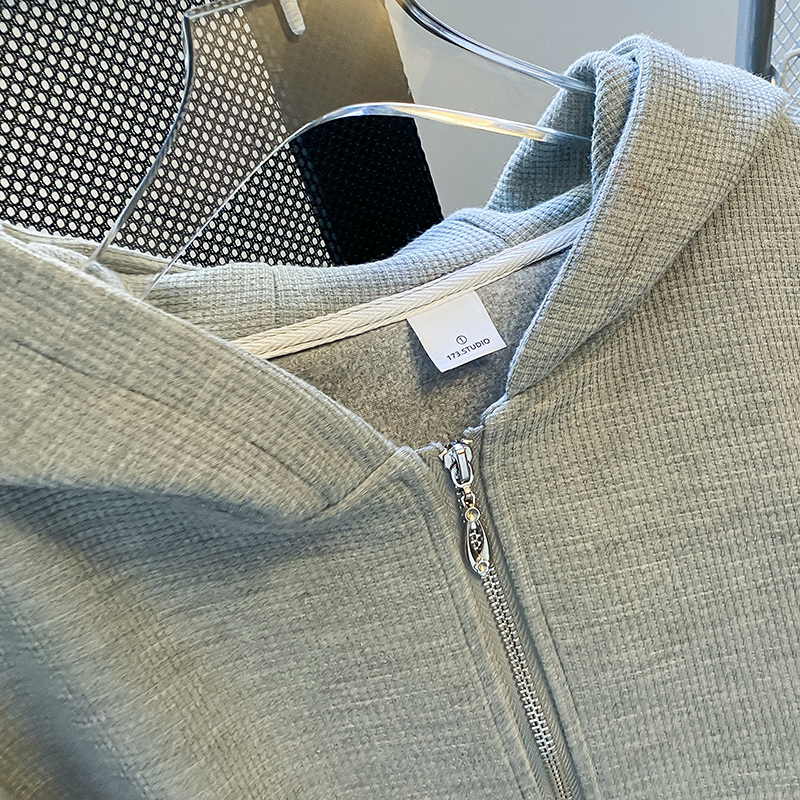 Spring and autumn large yard coat hooded tops for women