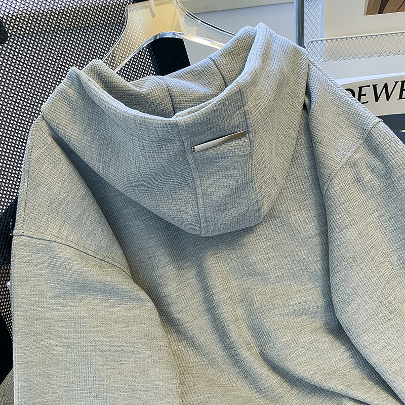 Spring and autumn large yard coat hooded tops for women