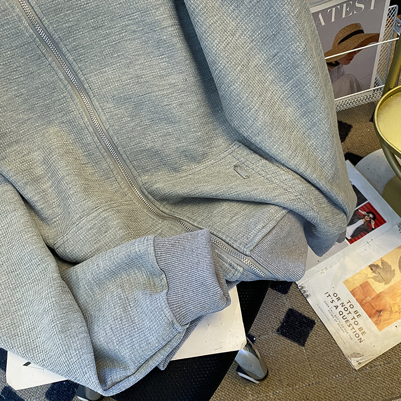 Spring and autumn large yard coat hooded tops for women