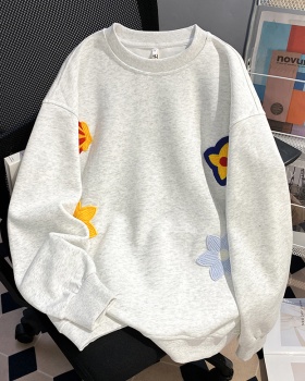 Thermal couples hoodie plus velvet long tops