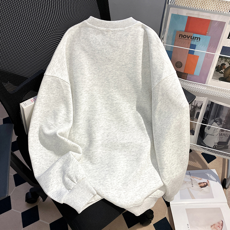 Thermal couples hoodie plus velvet long tops