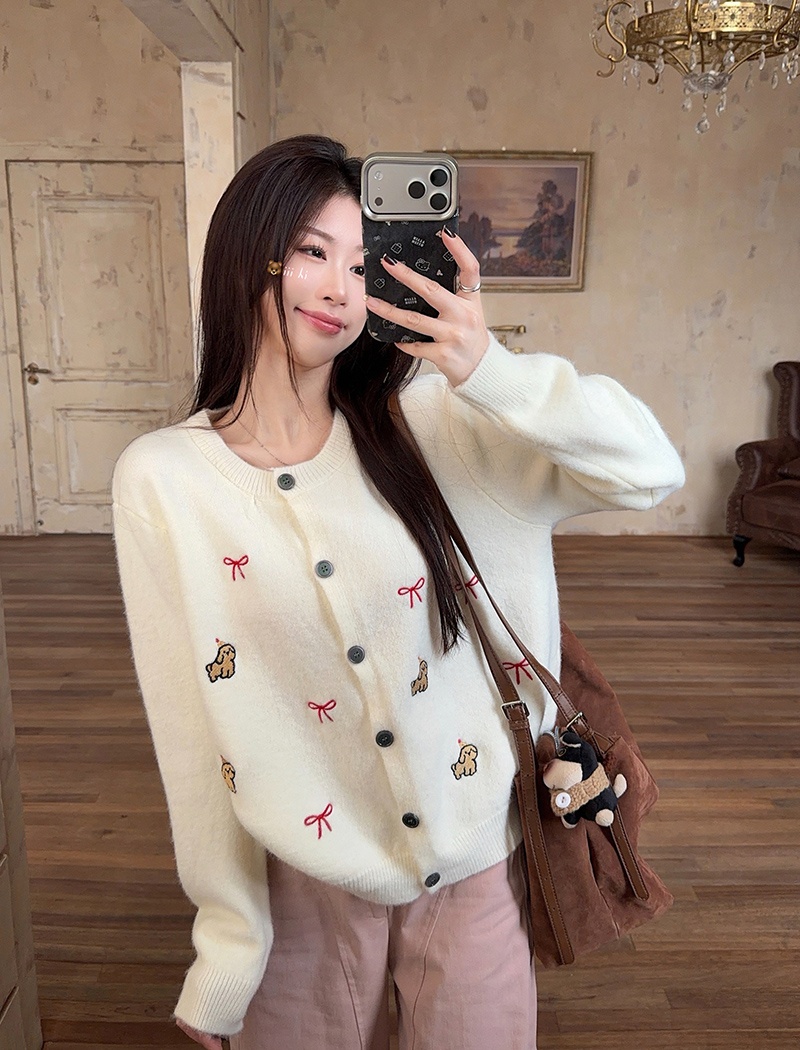 Autumn and winter short coat thermal sweater for women