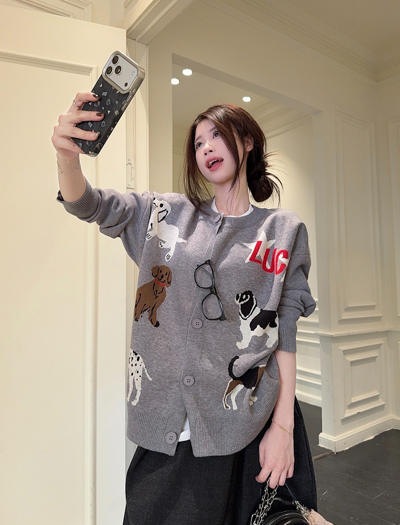 Long sleeve coat autumn and winter sweater for women