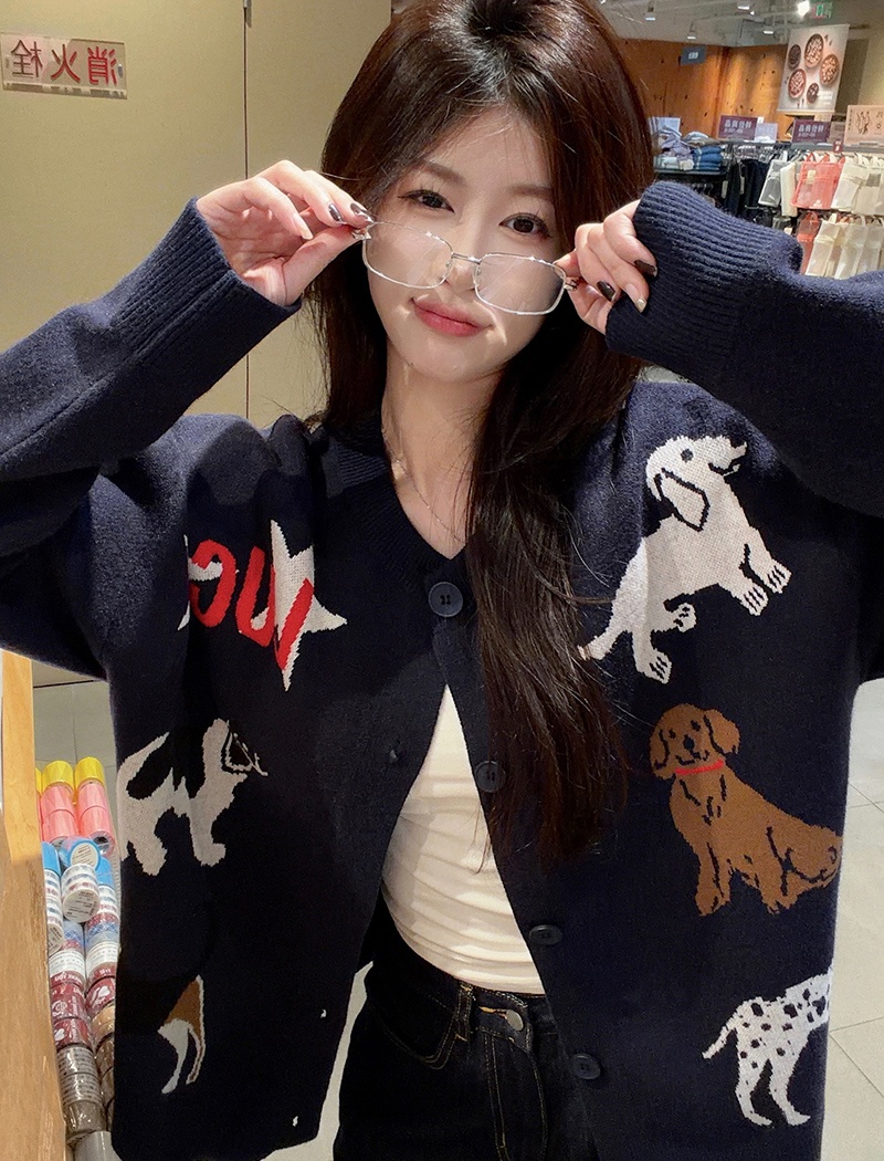 Long sleeve coat autumn and winter sweater for women