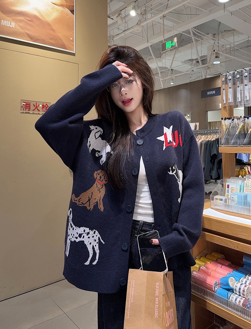 Long sleeve coat autumn and winter sweater for women