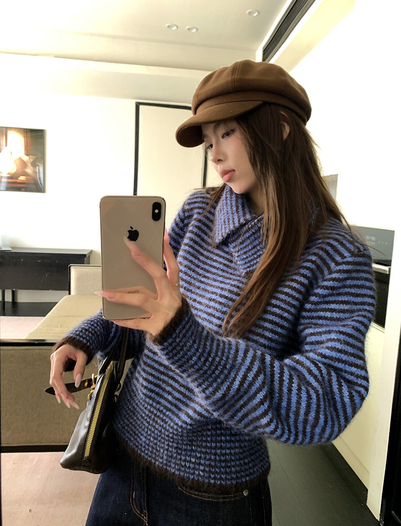 Sequins thermal chanelstyle sweater