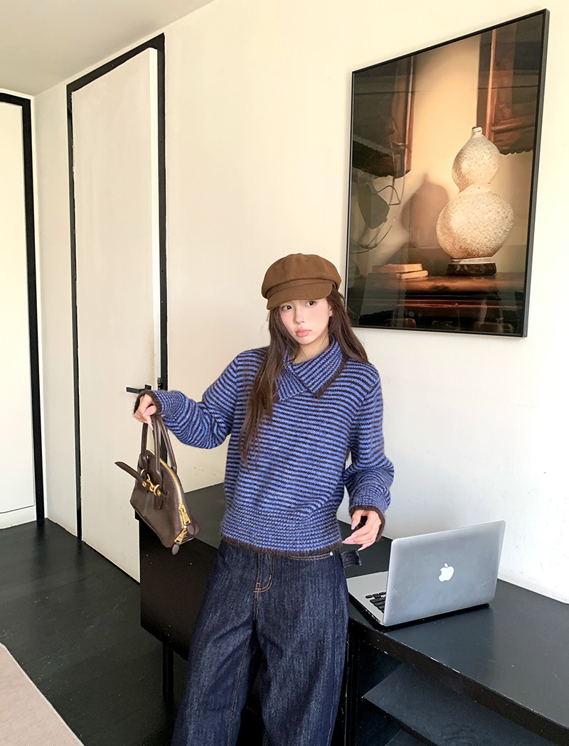 Sequins thermal chanelstyle sweater