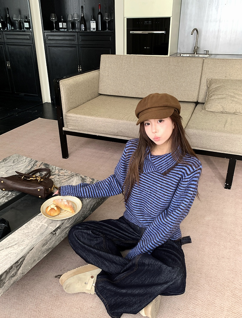 Sequins thermal chanelstyle sweater