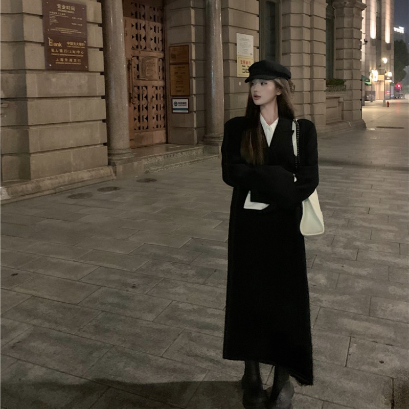 Casual temperament coat loose overcoat for women