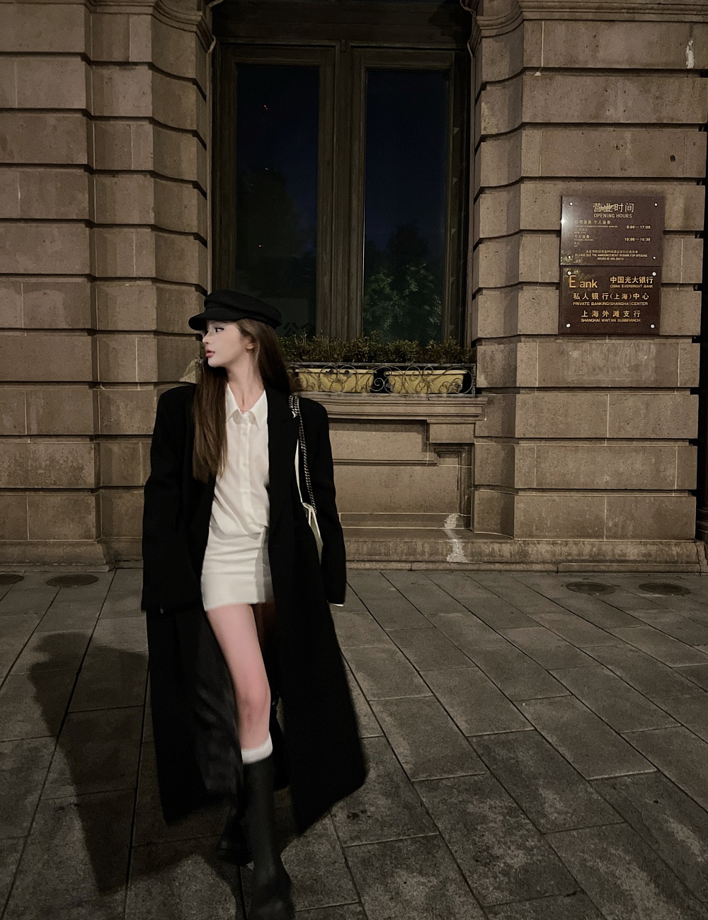 Casual temperament coat loose overcoat for women