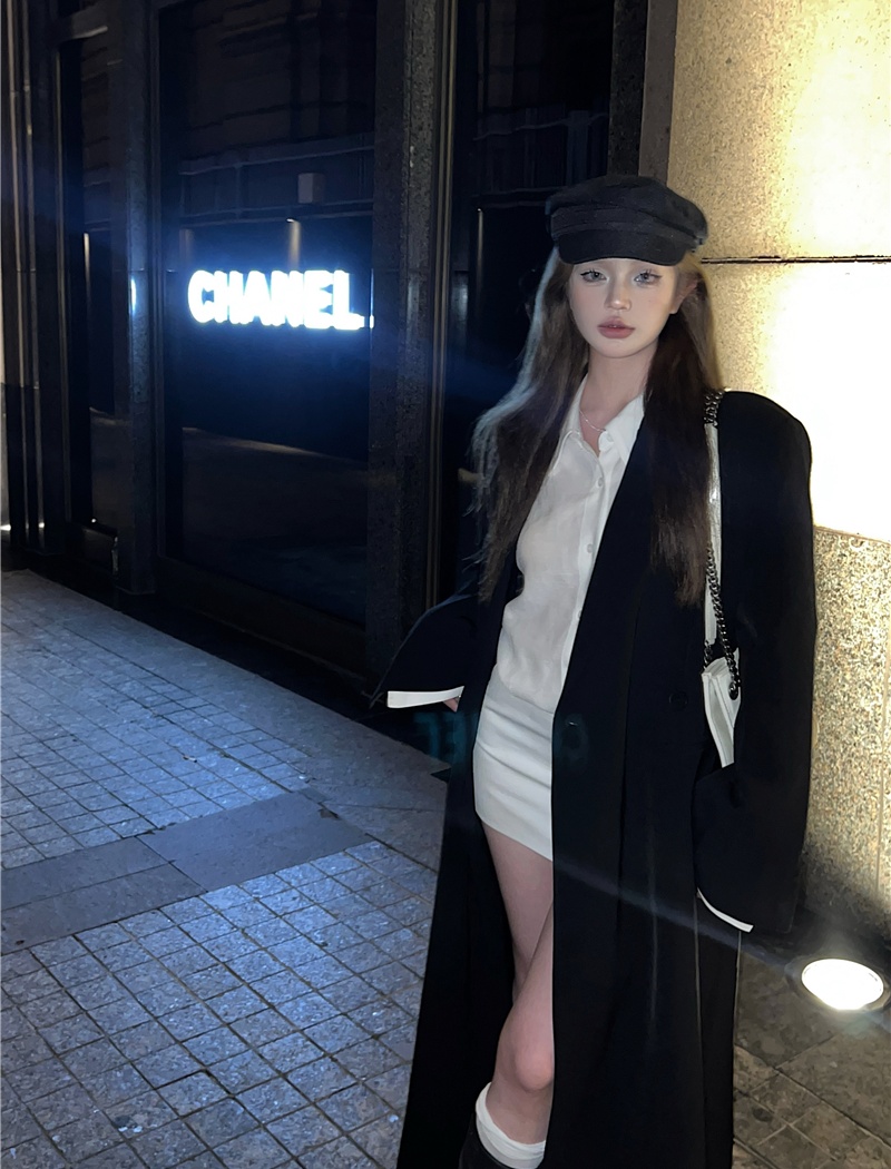 Casual temperament coat loose overcoat for women