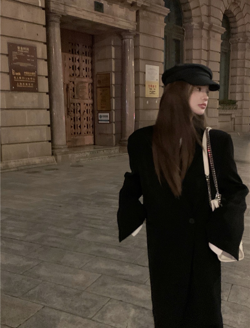 Casual temperament coat loose overcoat for women