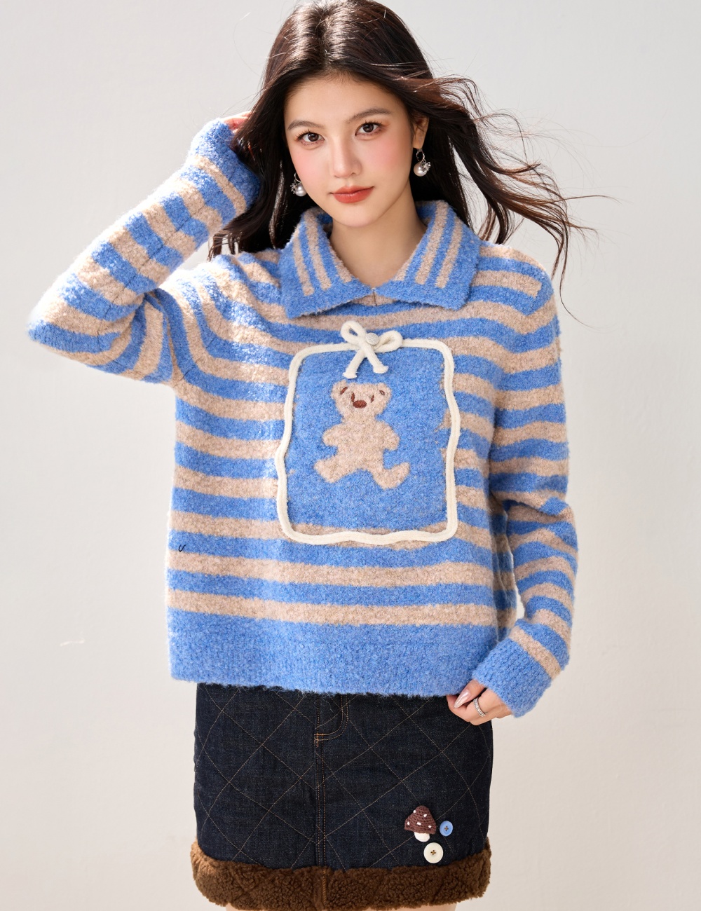 Autumn and winter sweater tops for women