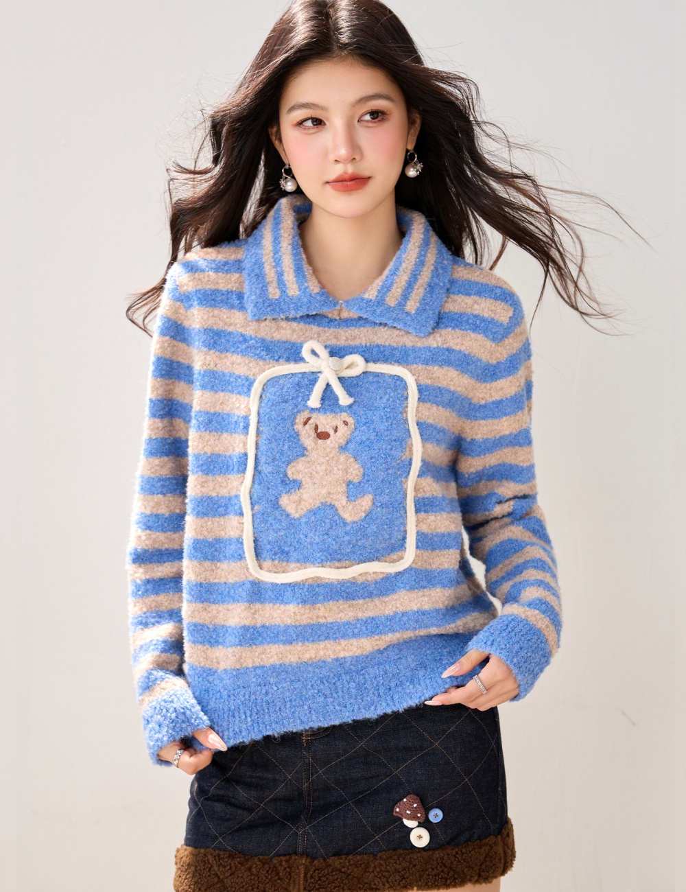 Autumn and winter sweater tops for women