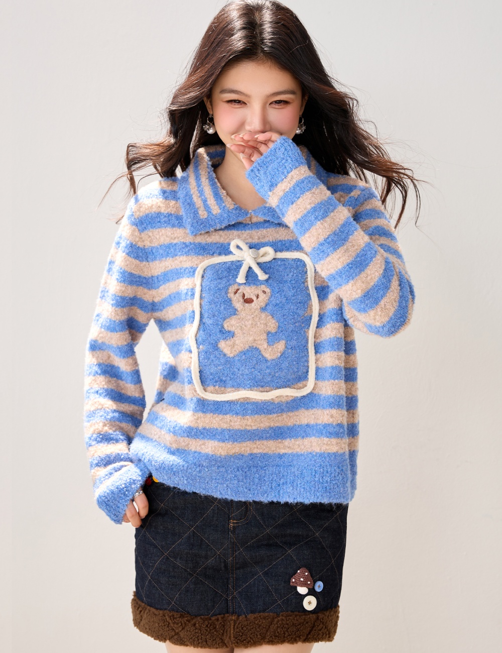 Autumn and winter sweater tops for women