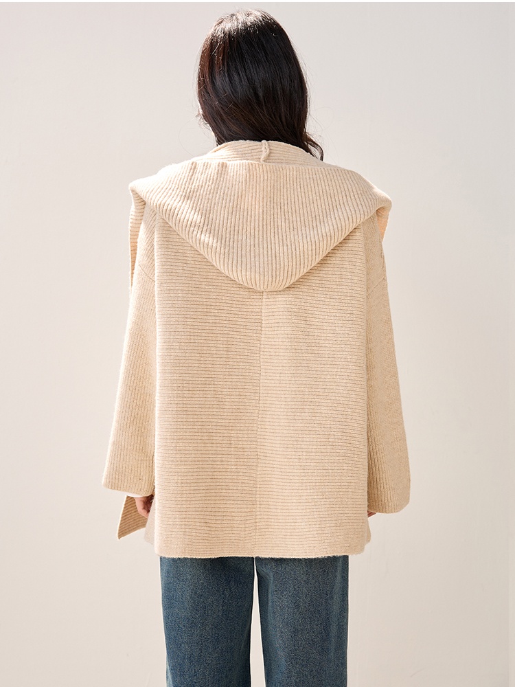 Casual temperament cardigan autumn and winter coat for women