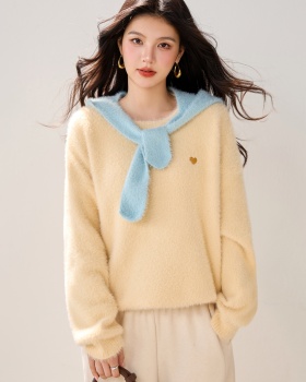 Inside the ride sweater knitted tops for women