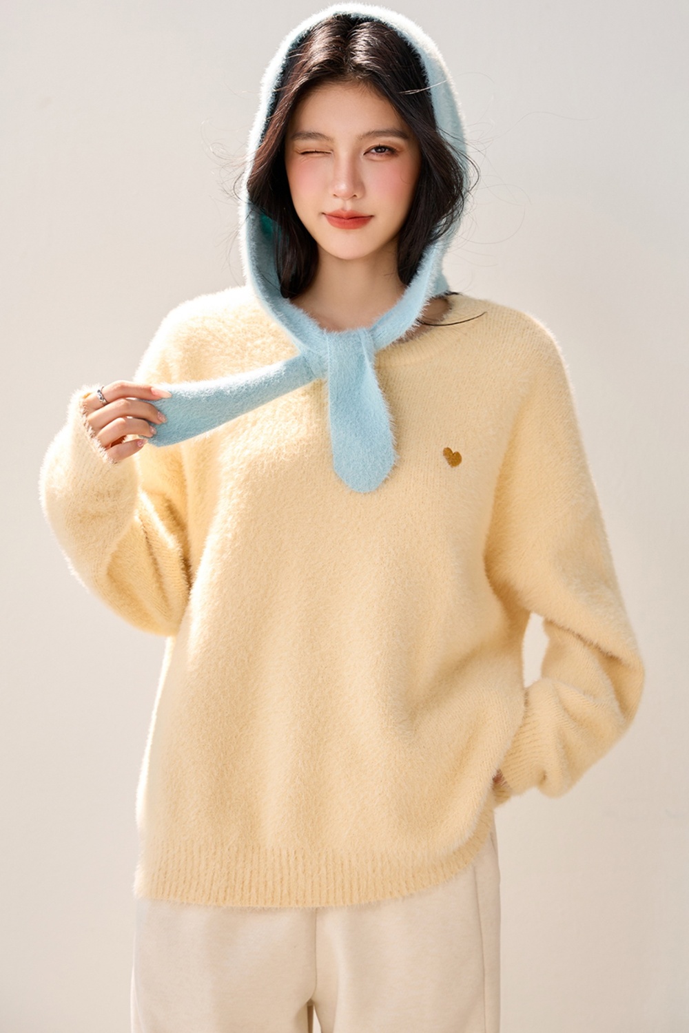 Inside the ride sweater knitted tops for women