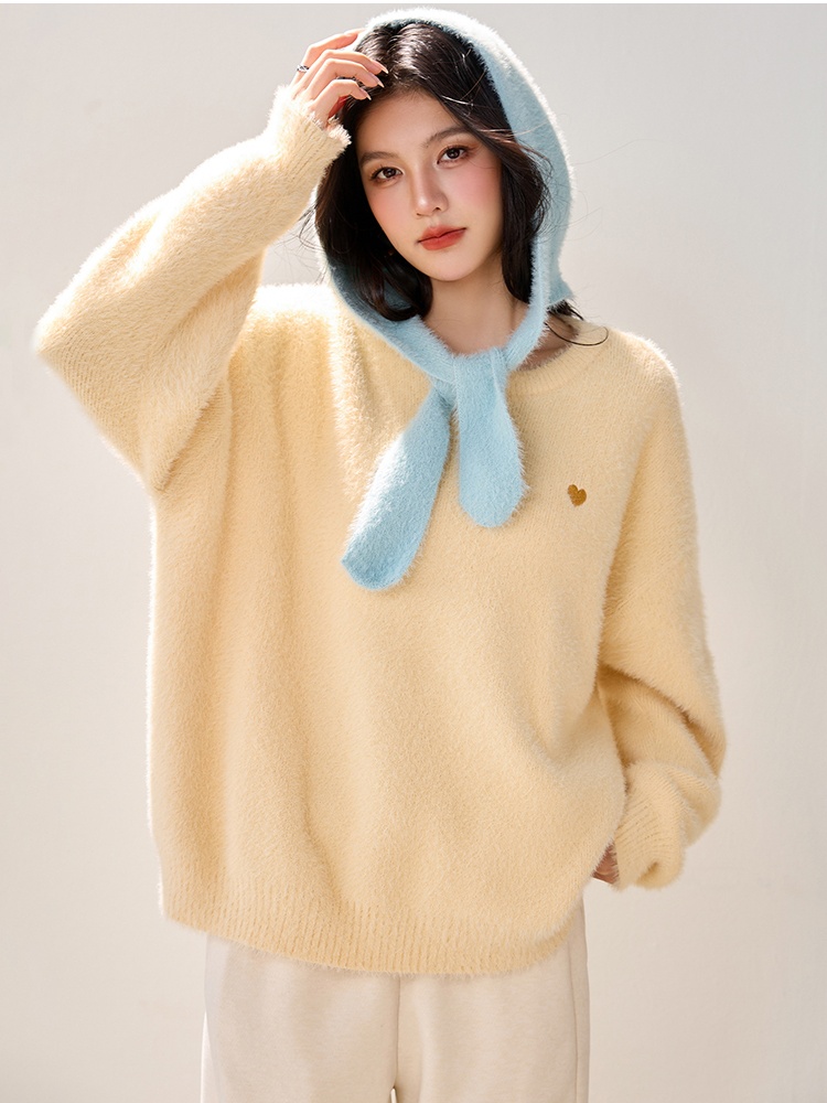 Inside the ride sweater knitted tops for women