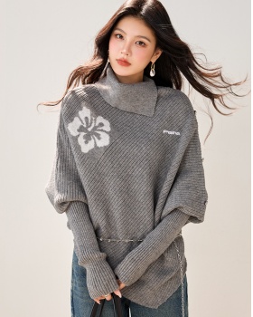 Lazy niche sweater long sleeve autumn cloak for women