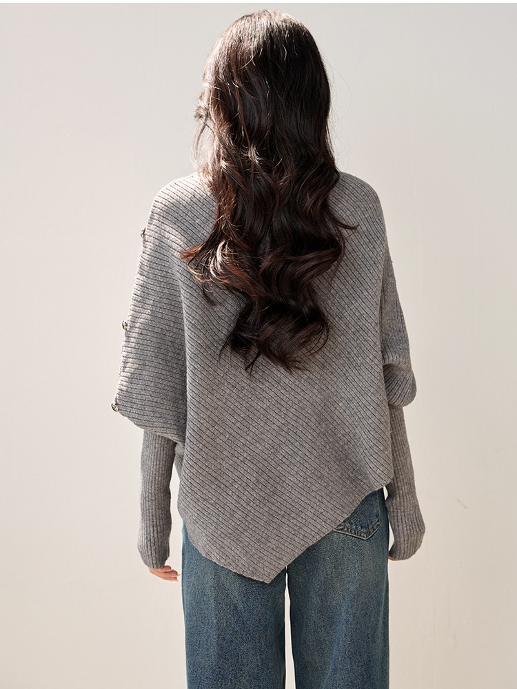 Lazy niche sweater long sleeve autumn cloak for women