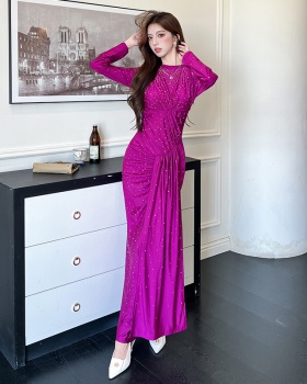 Package hip fashion long dress long sleeve autumn dress