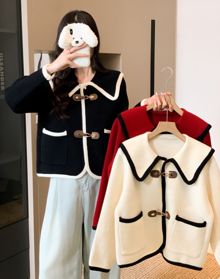 Casual tops imitation of mink velvet coat for women