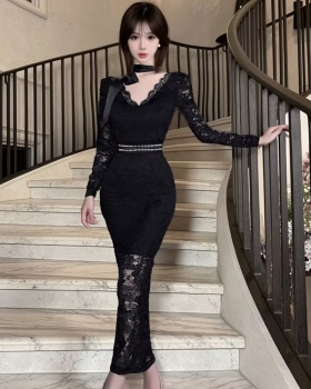 Slim package hip dress sexy long dress for women