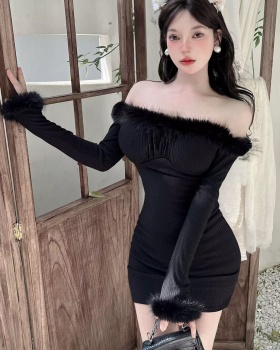 Enticement dress autumn and winter T-back for women