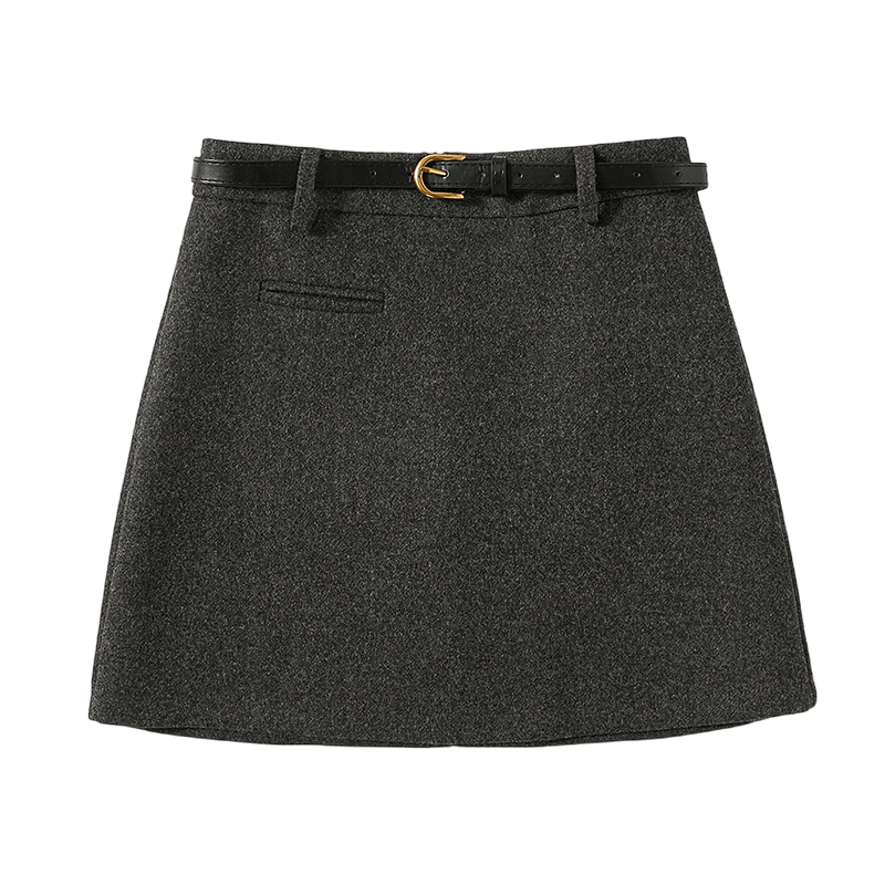 Thick skirt autumn and winter short skirt for women