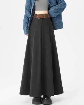 Autumn and winter long long skirt slim skirt for women