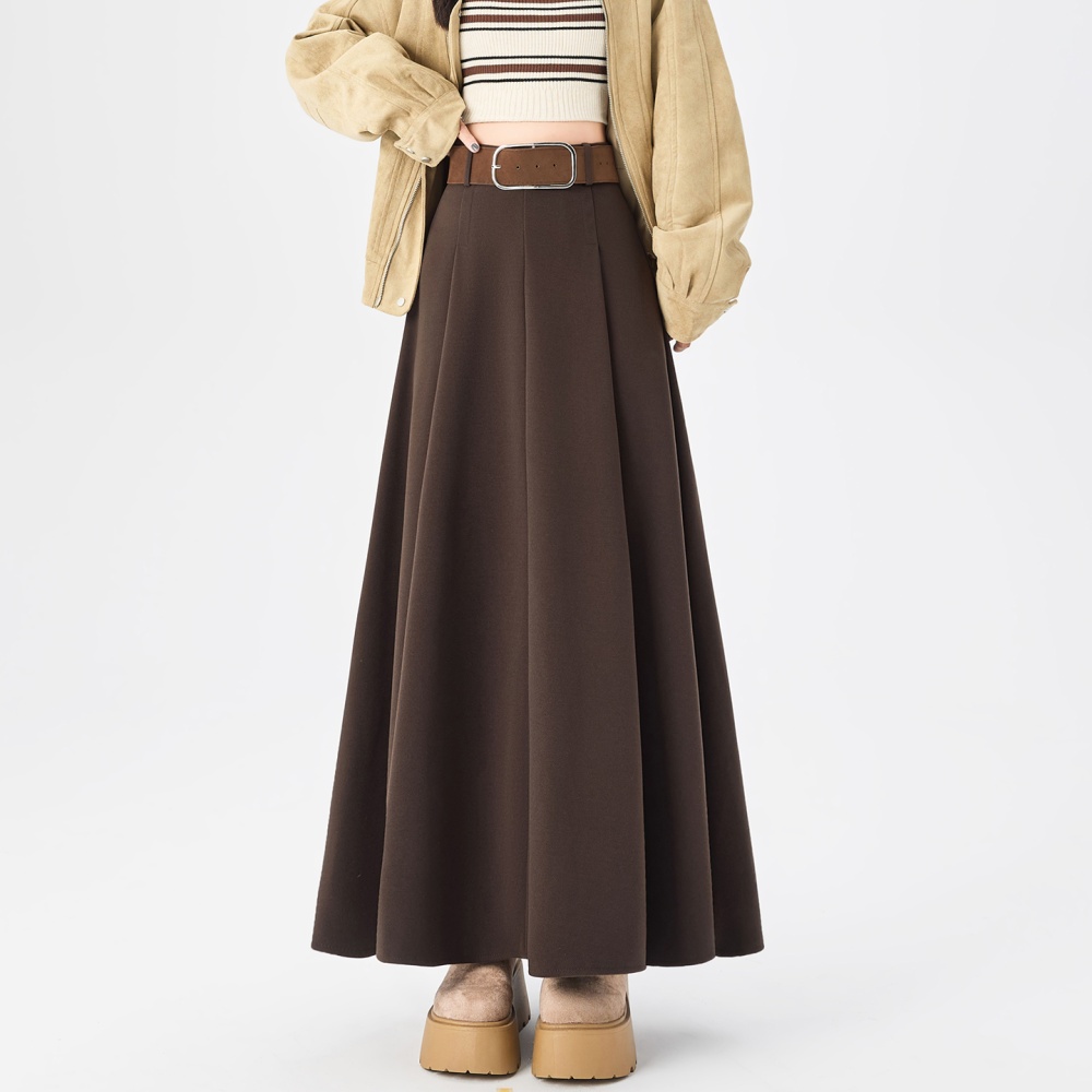 Autumn and winter long long skirt slim skirt for women