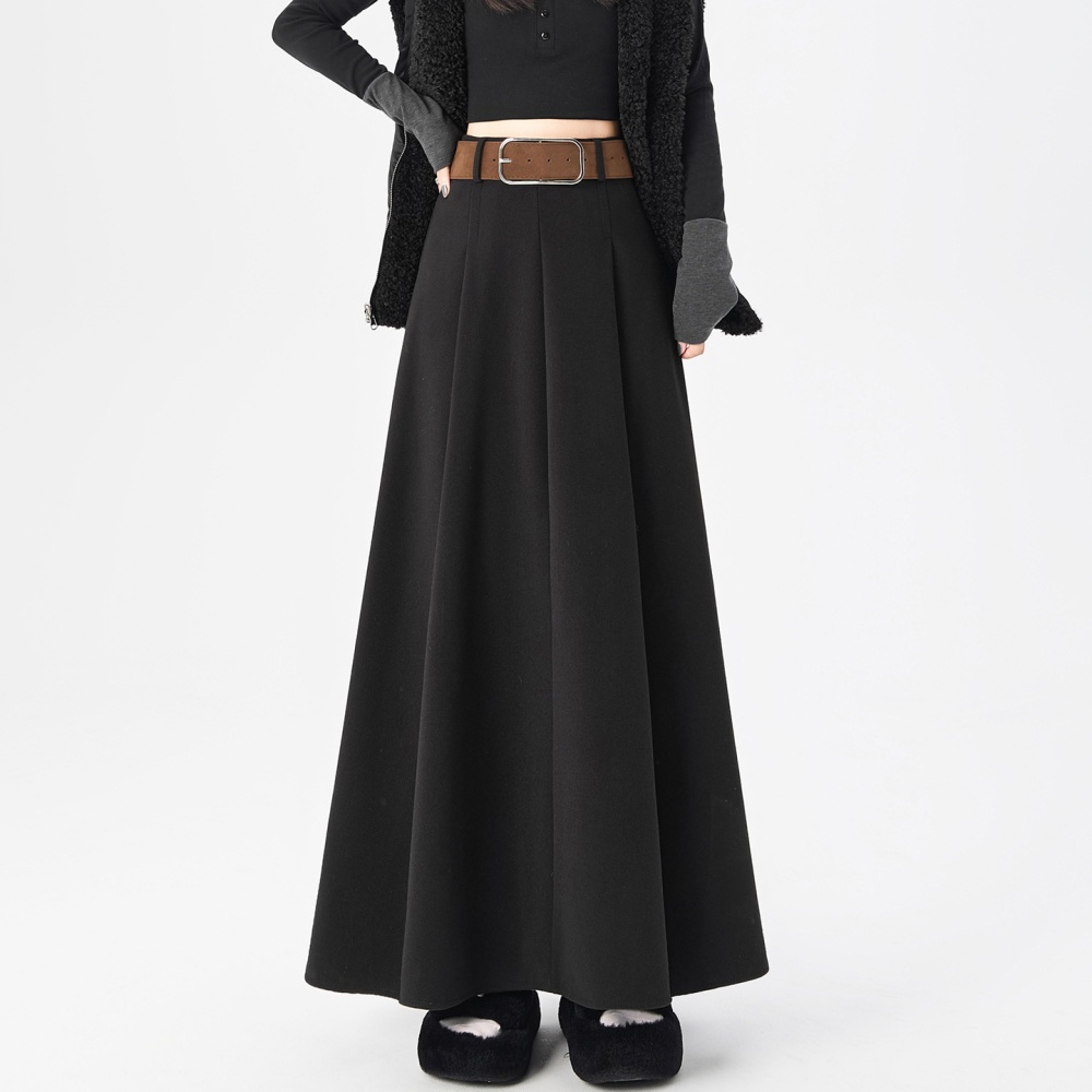 Autumn and winter long long skirt slim skirt for women