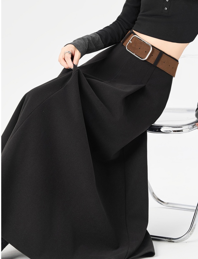 Autumn and winter long long skirt slim skirt for women